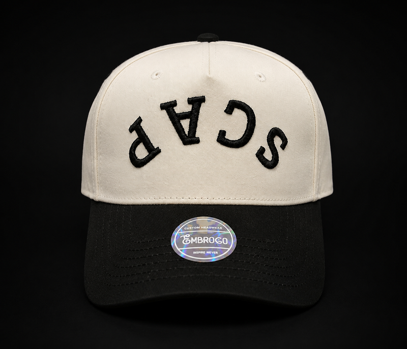 Upside-Down "SCAP" Embroidered Hat