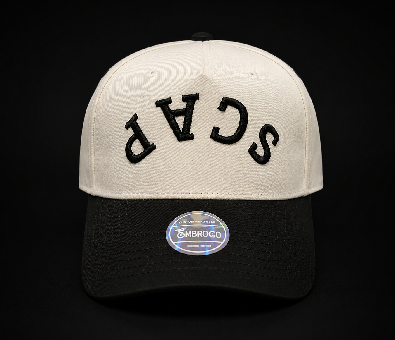 Upside-Down "SCAP" Embroidered Hat