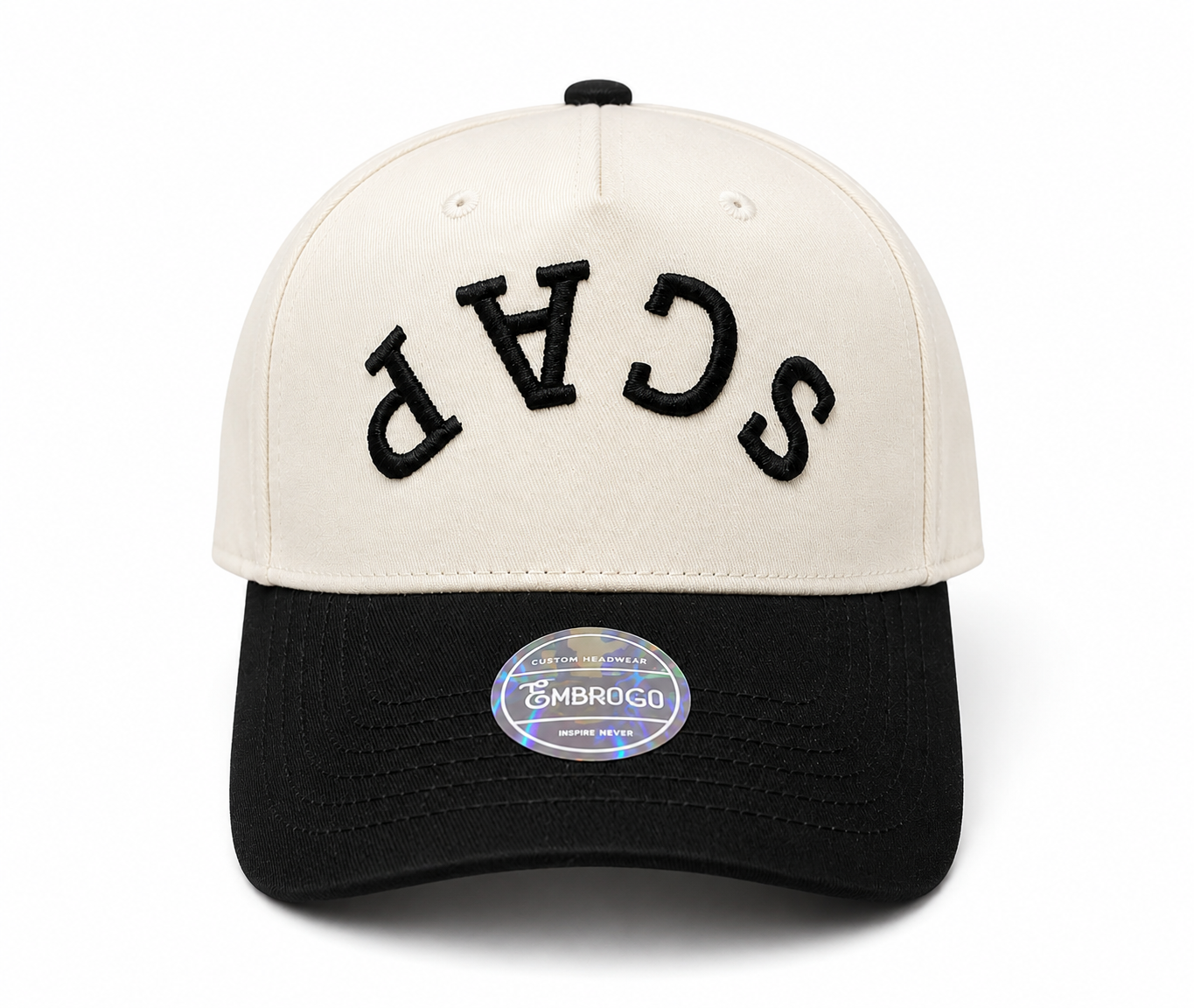 Upside-Down "SCAP" Embroidered Hat