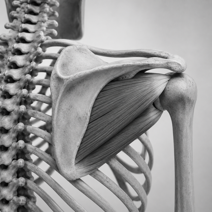 Shoulder anatomy showing subscapularis muscle